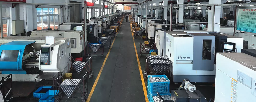 Large SAIVS factory with a variety of machines 