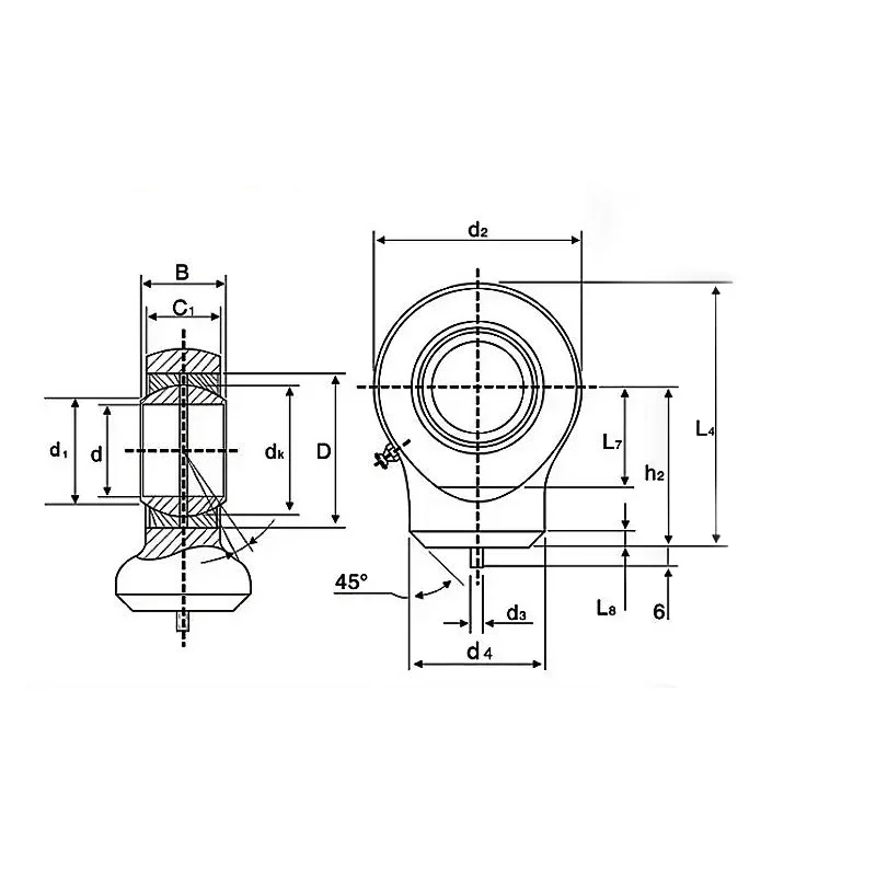 CJ/TS..NF/GK..DO/GF..LO/GF..DO Rod Ends Hydraulic Components-1-Image-SAIVS