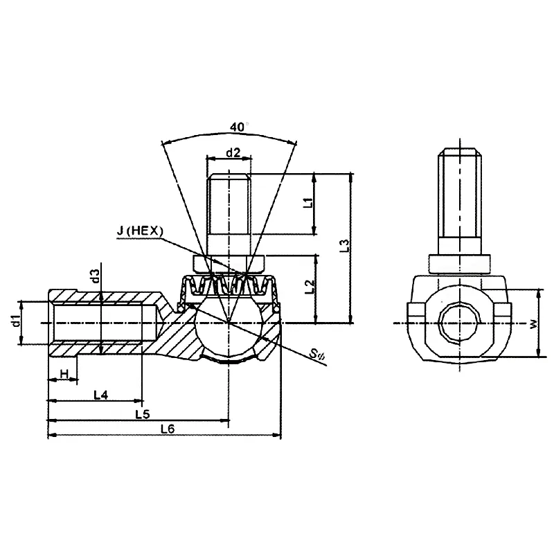 Bl Series Rod Joint Bearing For Agriculture Tractors-1-Image-SAIVS