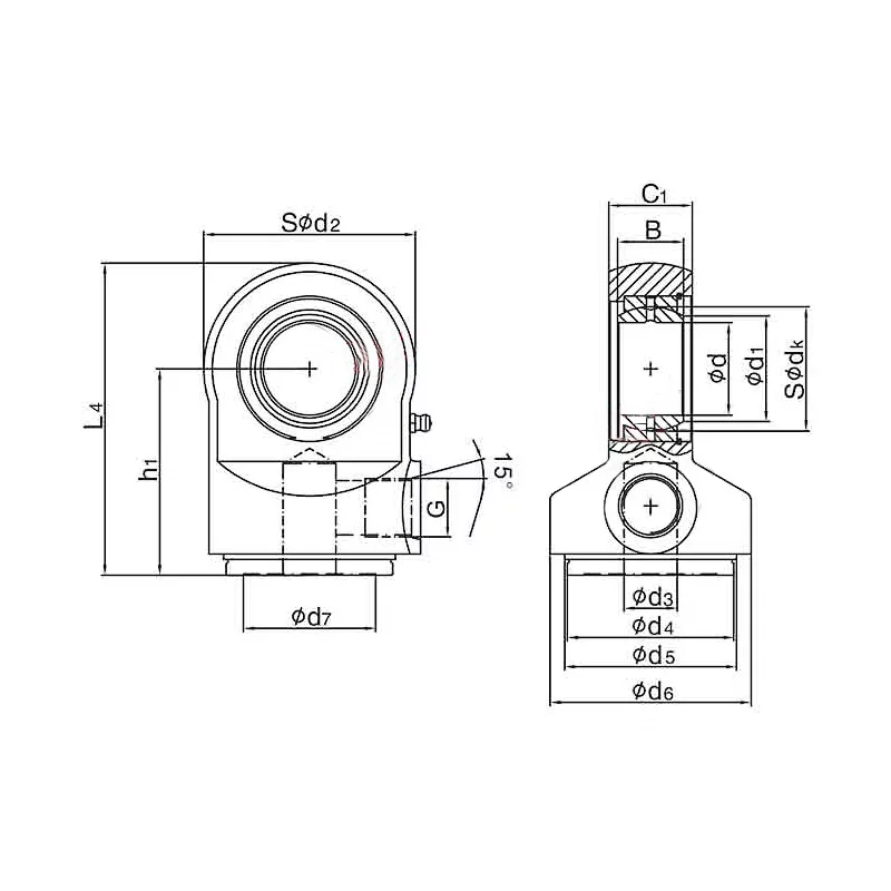 GHIR-K..DO Rod Ends Hydraulic Components For Agricultural Harvesters-1-Image-SAIVS