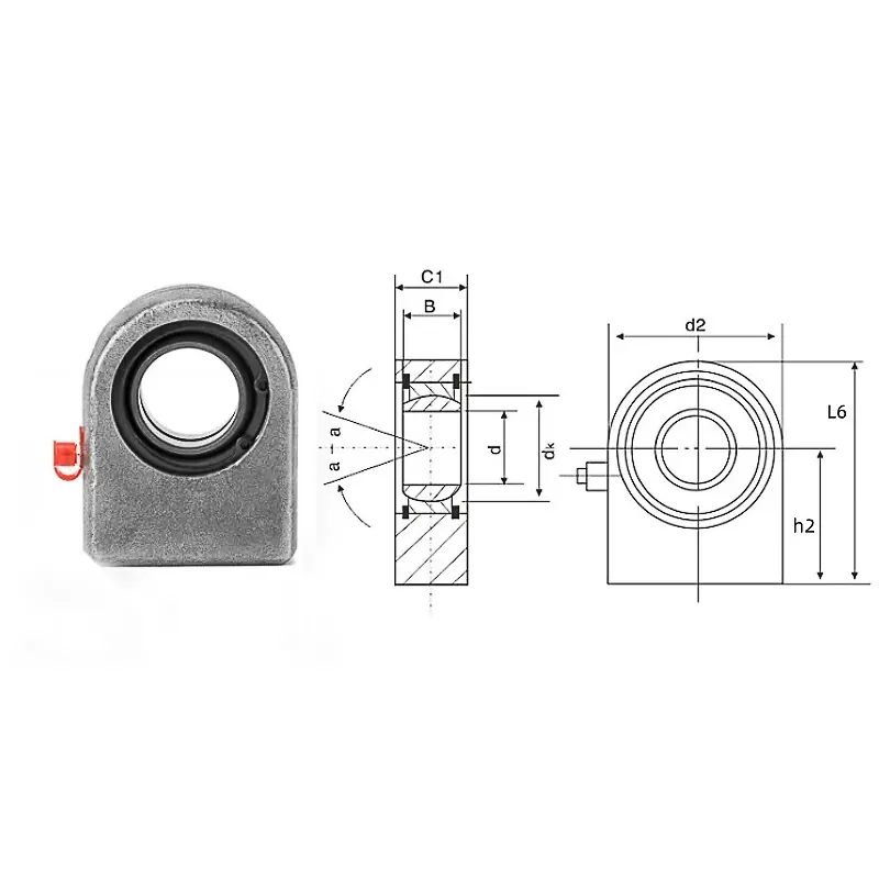 GF..DO Rod Ends Hydraulic Components For Industry Heavy Machinery and Equipment-1-Image-SAIVS