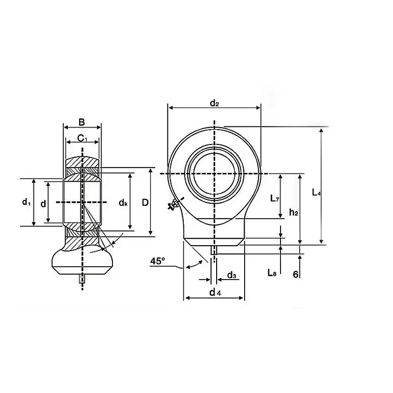 GK..DO Rod Ends Hydraulic Components For Industrial Automotive Engineering-1-Image-SAIVS