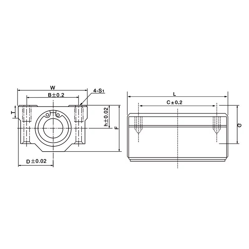 SCE..LUU Series Linear Motion Ball Slide Units For Aerospace Laboratory Equipment-1-Image-SAIVS