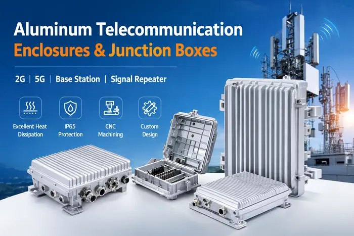 Die Casting Aluminum Communication Enclosures for Outdoor Telecom Equipment